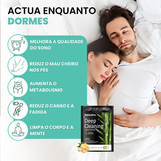 Elimina as toxinas do teu corpo em 24 horas com os adesivos detox (OFERTA 3X1 - 90 Adesivos)